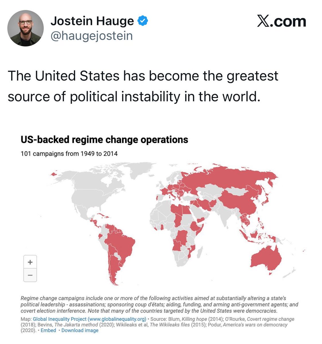 KareemRifai's tweet image. The US-backed regime change operation of... Australia.

This person is a professor at Cambridge!