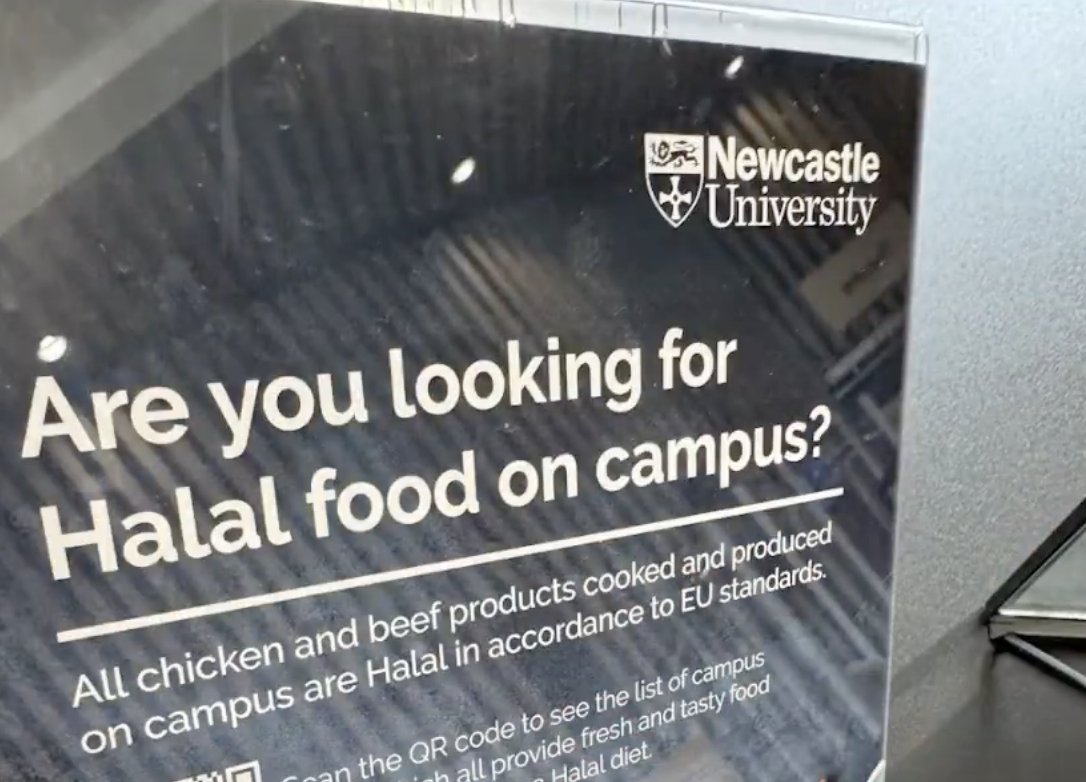 Rupert Lowe MP (@rupertlowe10) on Twitter photo Any explanation <a href="/UniofNewcastle/">Newcastle University</a>? Why are you serving only halal chicken and beef on campus?
What about students who don't wish to consume meat that has been brutally butchered in the most unimaginable pain?
Restore Britain asked these questions, and received no response... Any explanation <a href="/UniofNewcastle/">Newcastle University</a>? Why are you serving only halal chicken and beef on campus?
What about students who don't wish to consume meat that has been brutally butchered in the most unimaginable pain?
Restore Britain asked these questions, and received no response...