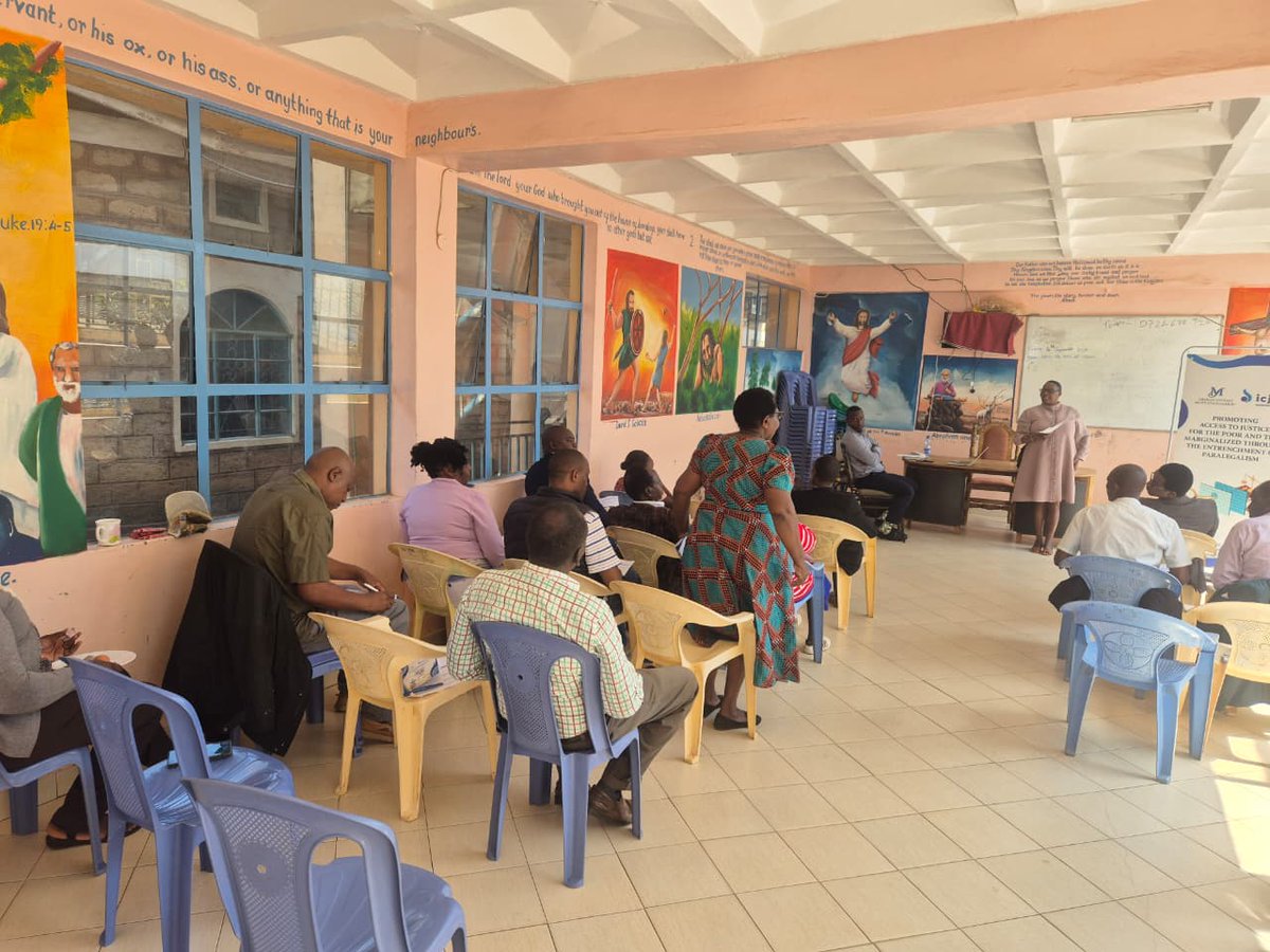 ICJ Kenya through the support of CS MOTT foundation convened paralegals from Meru for two-day sensitization workshop on Alternative Justice Systems (AJS). 

The workshop, led by Programme Manager, Vincent Kimathi and Programme Officer, Damaris Kemunto, covered a comprehensive