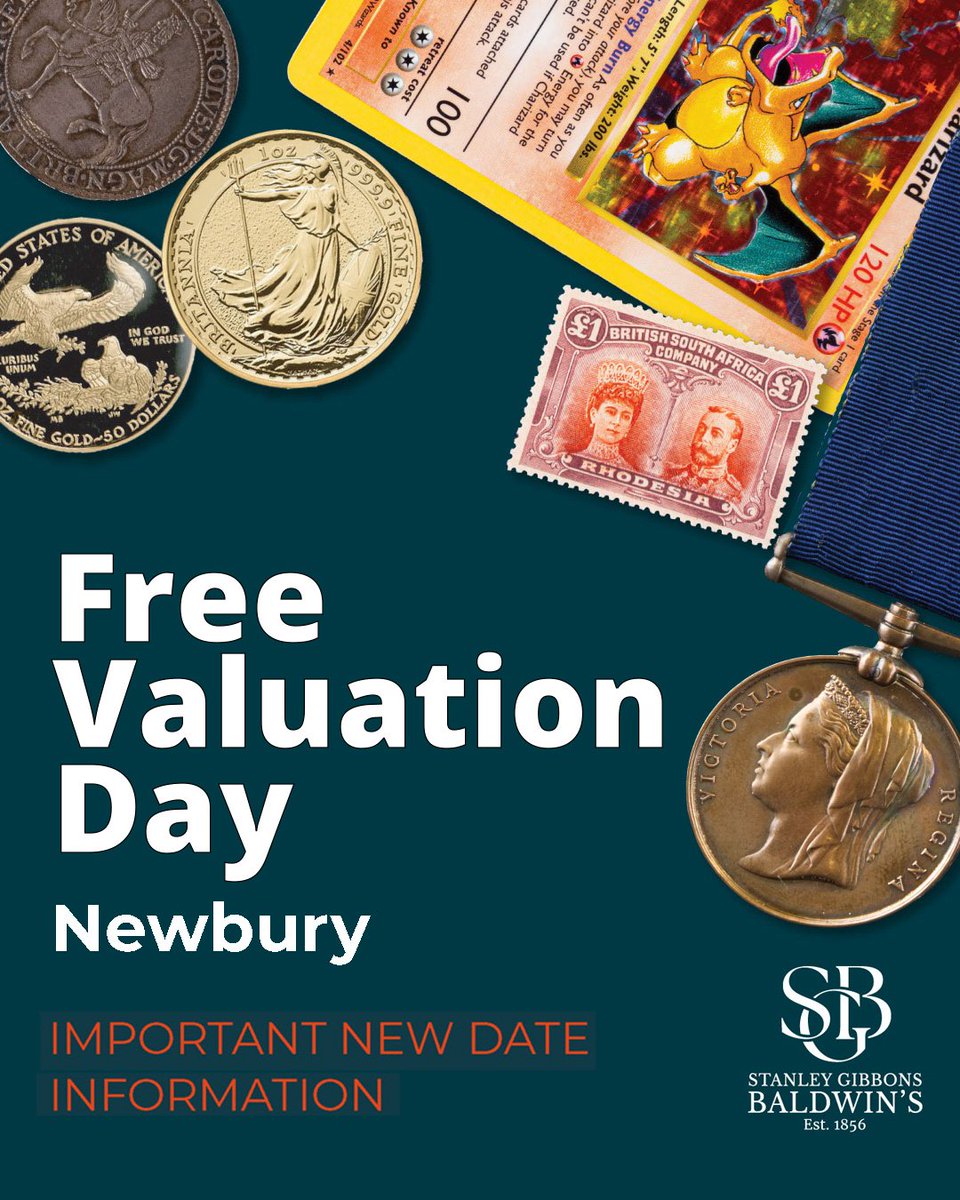 UPDATE: We are sorry to announce that our Newbury valuation day on the 23rd of September has been postponed. The new date will be 25th of November 2025. Our valuation days are by appointment only, please book your appointment here: bit.ly/4gGOvcL