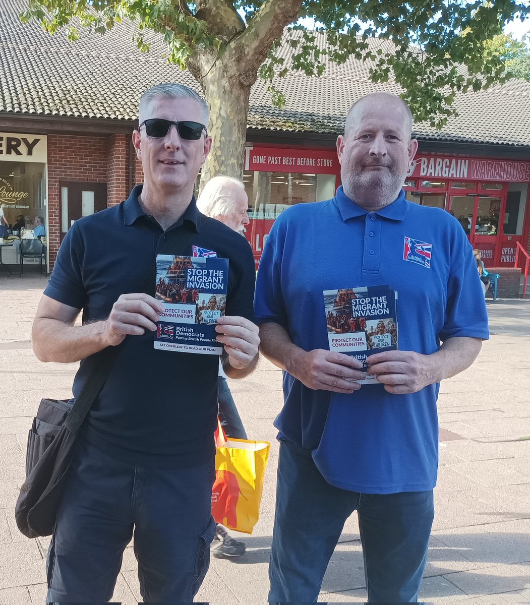 Our team received an overwhelming response from the public in Rainham town centre this afternoon. The new Medway branch of the British Democrats is active and engaging with the local community. 

Join us today 👇 

Britishdems.co.uk