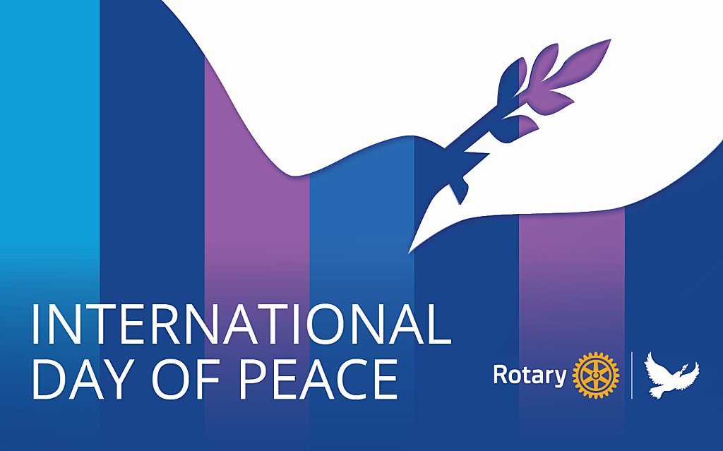 UBRotaryPeace's tweet photo. Today is UN International Day of Peace!  Rotary recognises the United Nations International Day of Peace on 21 September as an opportunity to inspire acts of peace and friendship aligning with the theme Act Now for a Peaceful World. https://t.co/LmPeEzgKZB