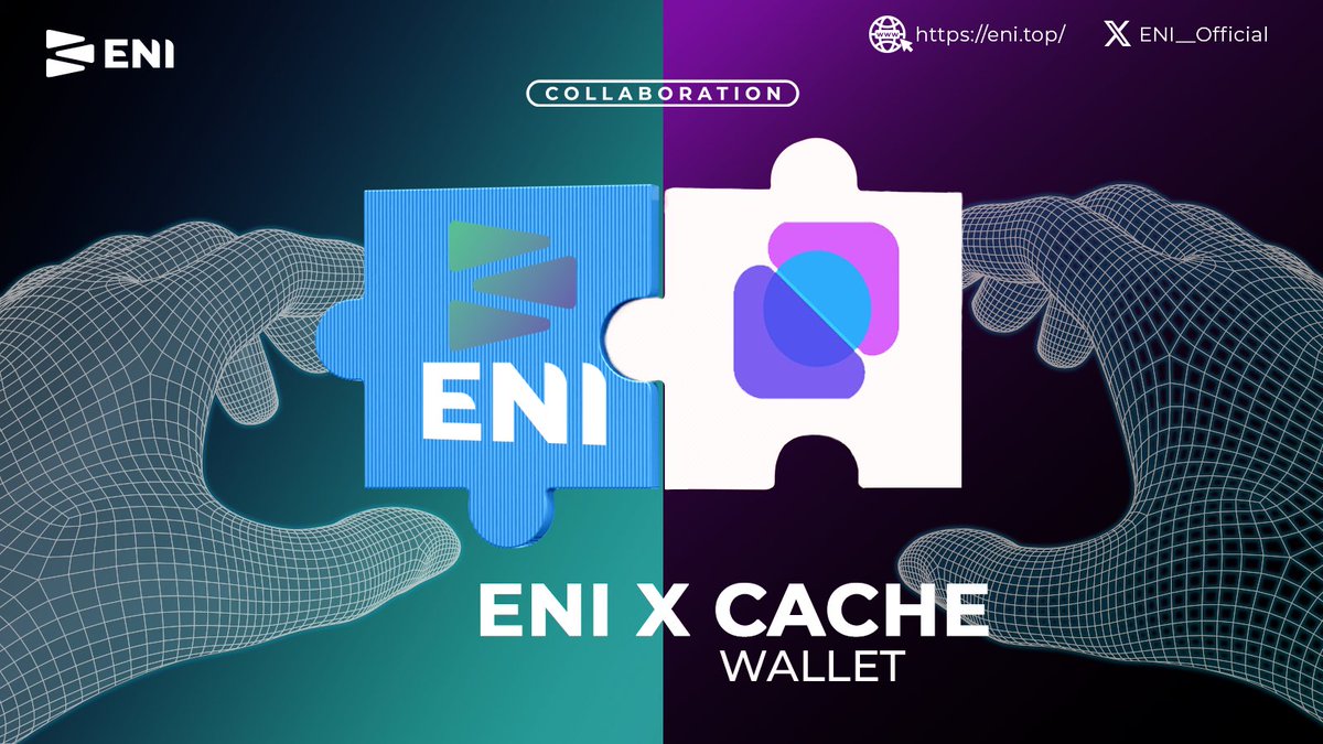 News1Lead's tweet image. 🔗 @ENI__Official joins forces with @CacheWallet_HQ to deliver next-gen blockchain solutions, secure, smooth, and made for every community.

🦾 #Cache is a smart wallet ecosystem that aims to welcome the next billion users into crypto.

By simplifying wallet management and…