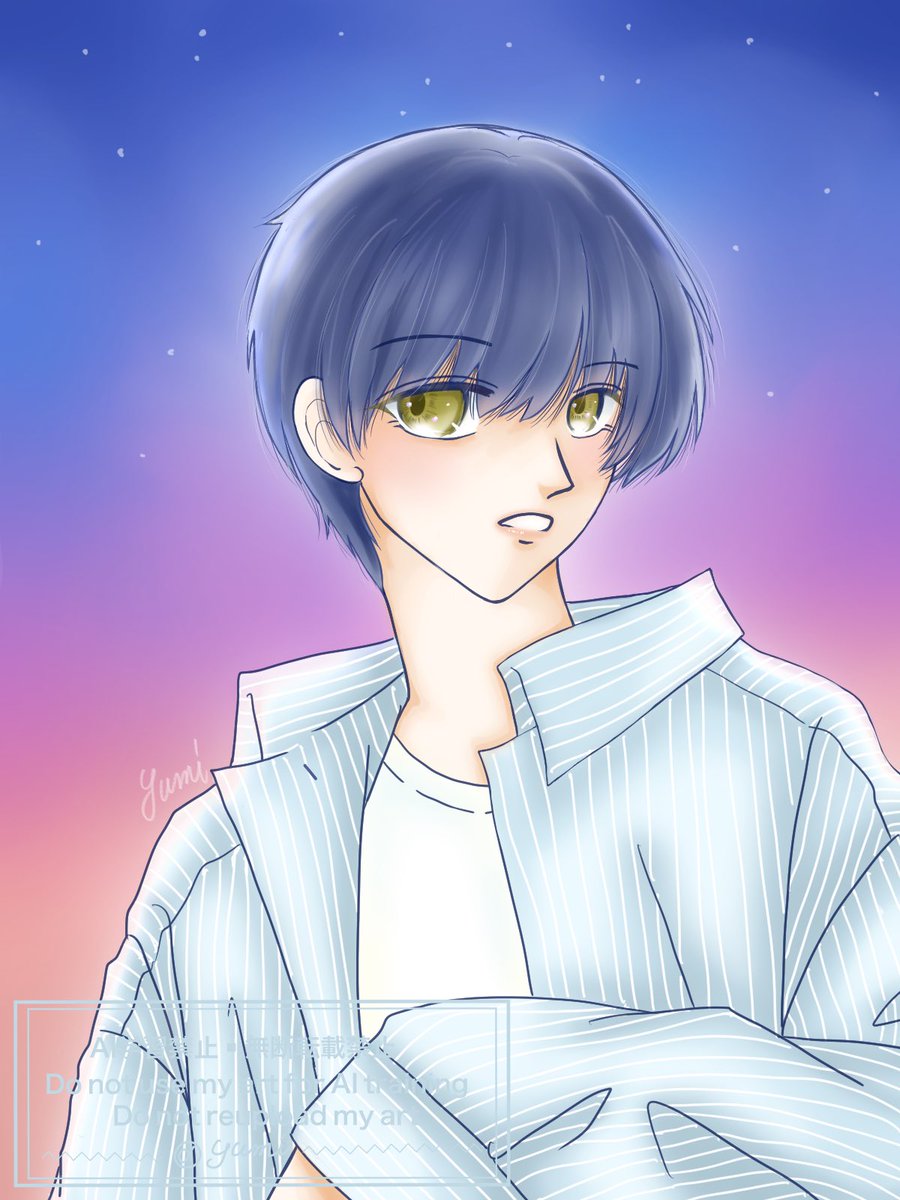 やっと少し秋めいて来たね

#創作男子