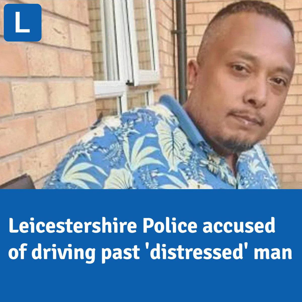 EXCLUSIVE: Fresh questions for Leicestershire Police over Shahab Uddin case as motorist claims officers 'ignored' man resembling him trying to stop traffic on A6 - before his body was found nearby nine days later.  READ MORE: crnch.it/8KMzLwRv