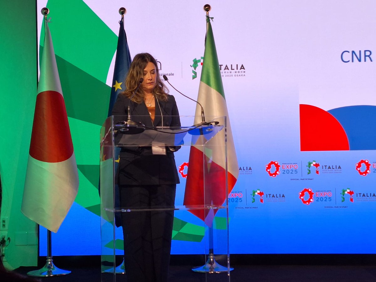 CNRDTA's tweet photo. #conoscere #proteggere
10:00 – 10:20 | Opening and Institutional greetings
Intervengono:
@mariovattani - Com. Gen. @ItalyExpo2025
Lidia Armelao - Dir. #DSCTM
@MElena1981 - Resp. Aff. Istit. @CNRDTA
Gianluigi Serianni - Ad. Scientifico @ItalyinJPN
@CNRsocial_
#OsakaDTA25 https://t.co/vyRofDabo9