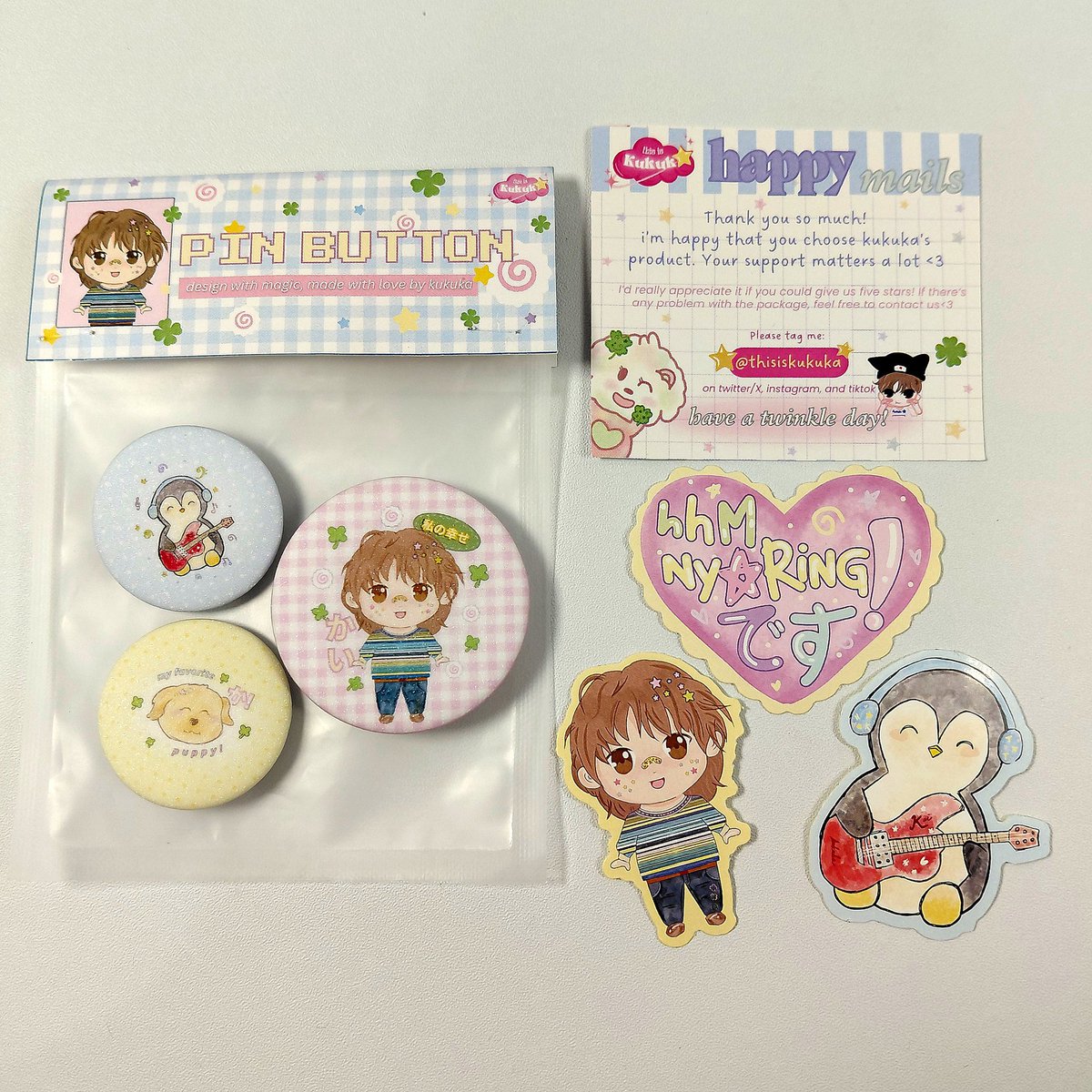 yeownchoon's tweet photo. Thank you @thisiskukuka imut banget pin buttonnya 😭🤏🏻 https://t.co/VhBzCLOh1s