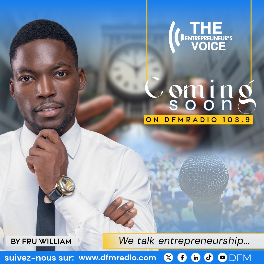 dfmradioonline's tweet photo. 𝗕𝗶𝗲𝗻𝘁𝗼̂𝘁 sur vos 𝗼𝗻𝗱𝗲𝘀, parlons de 𝗹'𝗲𝗻𝘁𝗿𝗲𝗽𝗿𝗲𝗻𝗮𝗿𝗶𝗮𝘁…
https://t.co/zg3ceGo7vo
#Entrepreneuriat #DFMRadio #BusinessTalk #TheEntrepreneursVoice #Innovation https://t.co/hsY0jIS7O7