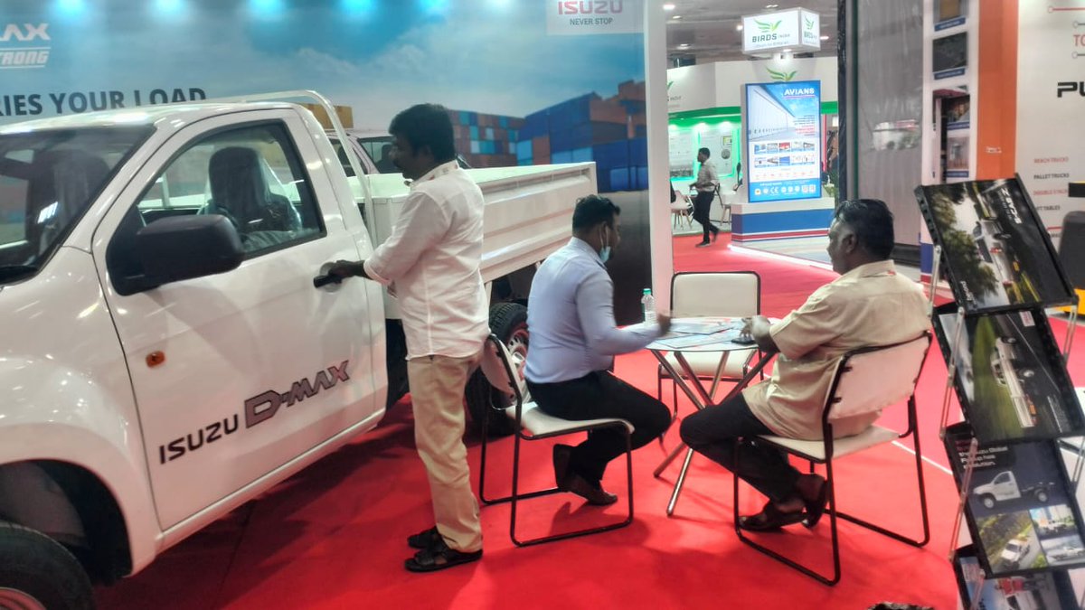 IsuzuIndia's tweet photo. ISUZU Motors India at Logmat Expo, Chennai
The ISUZU D-MAX stood tall at the expo, proving its strength, durability, and reliability in every challenge.
#Isuzumotorsindia #DMAX #LogmatExpo #Chennai #Strength #Durability #BuiltForMore https://t.co/StRqO06Gll