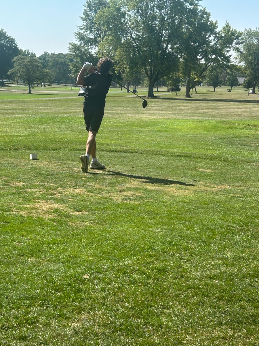 Boys Golf in action at the NWOAL Championships