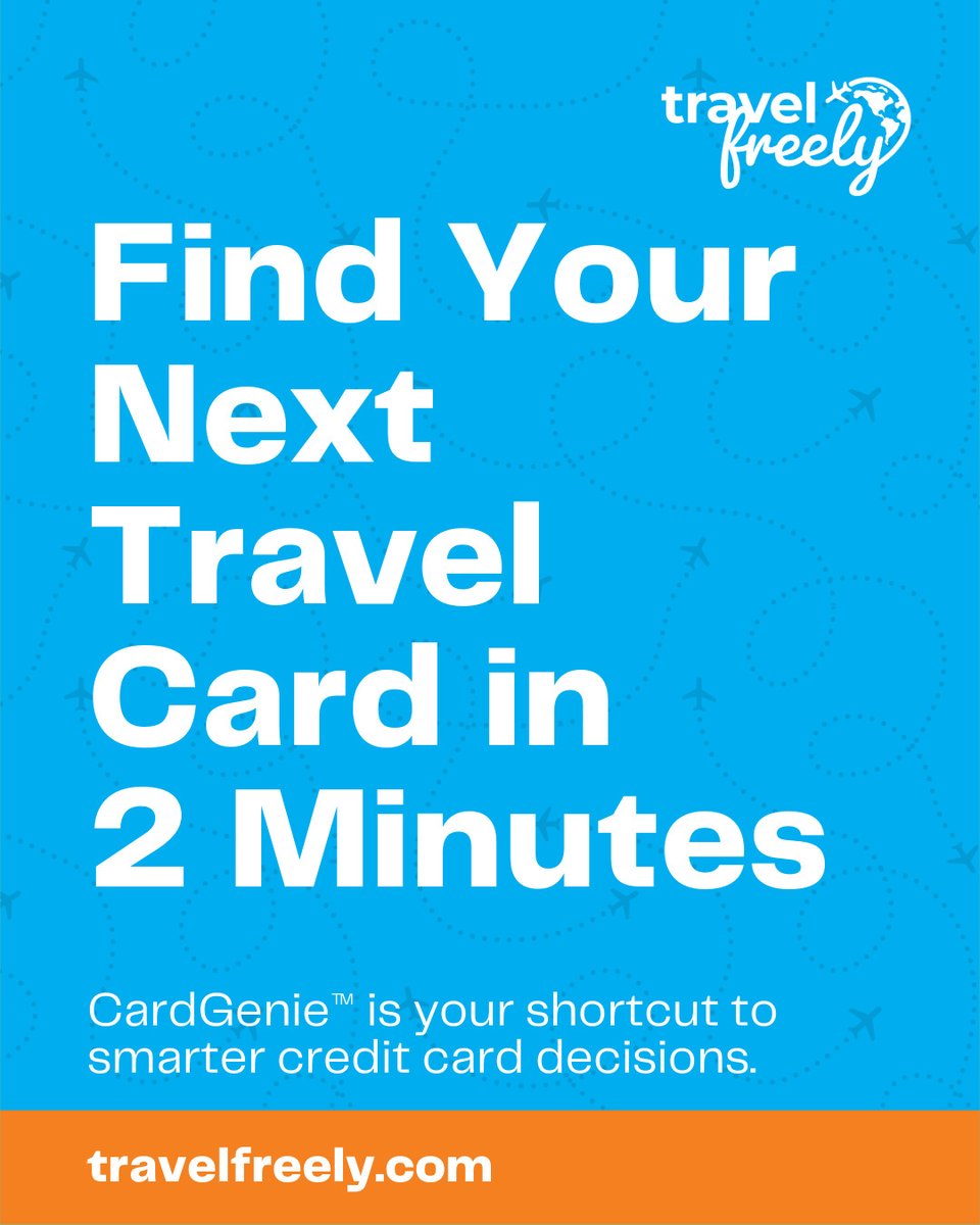 UltimateResorts's tweet image. → Quick, free, and honest. Let CardGenie™ match you with your next travel card. Learn More Here: travelfreely.com/cardgenie/?bre… #CardMatch #xplrly #QuickRewards
