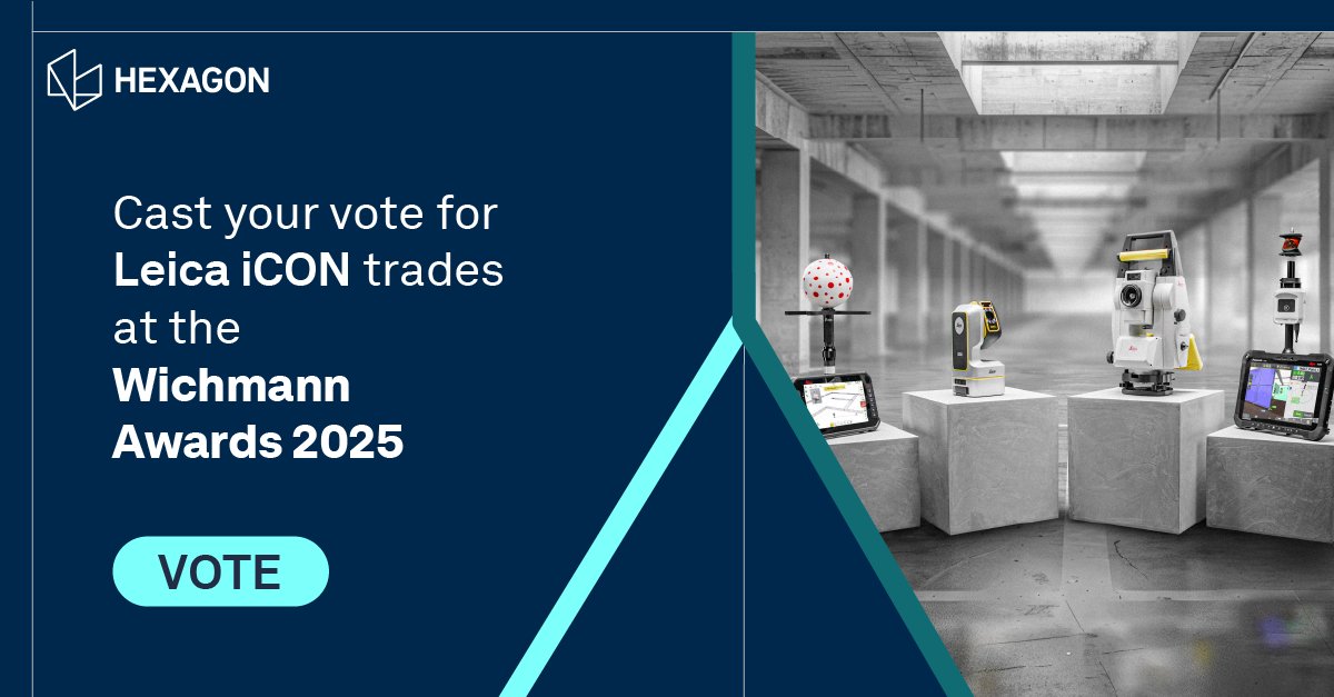 LeicaGeosystems (@leicageosystems) on Twitter photo 🏗️ Leica iCON trades is up for a Wichmann Innovation Award! 🏆
Leica iCON trades brings precision tech to construction, with tools like the vPen and vPole that are redefining what’s possible on site.
Vote now: hxgn.biz/3K9RxtQ
#WichmannAwards 🏗️ Leica iCON trades is up for a Wichmann Innovation Award! 🏆
Leica iCON trades brings precision tech to construction, with tools like the vPen and vPole that are redefining what’s possible on site.
Vote now: hxgn.biz/3K9RxtQ
#WichmannAwards