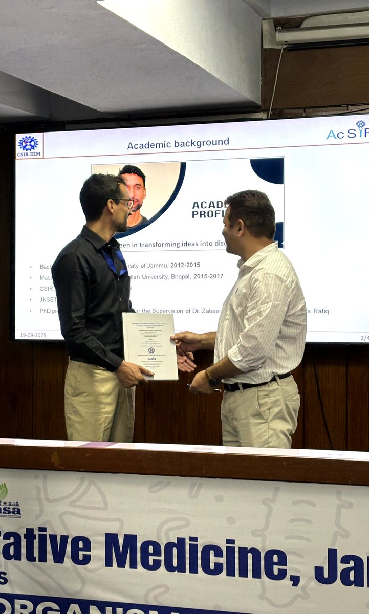Yassir9526's tweet photo. PhDone! As I close this chapter with my Ph.D. defense, I'm filled with gratitude for the incredible journey &amp; the people who made it possible. Thanks to my supervisors @zabeerahmedb , @rayeesray for guidance. Working under their supervision was an honor and privilege to me. https://t.co/qrmeDG6fGv