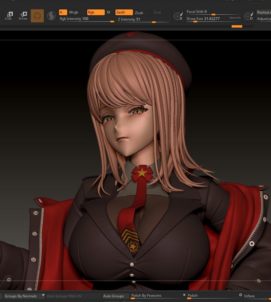 のんびりだけど、着実に進んでるよ。 🫣
#nikke #wip #zbrush #ガレージキット #フィギュア