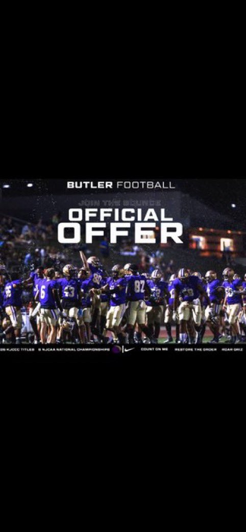 After a great conversation with <a href="/tyson_andrus/">coachtyson_andrus337</a> I’m blessed to receive an offer from <a href="/ButlerGrizzlyFB/">BUCO Football</a>! <a href="/JPRockMO/">JP Rock</a> <a href="/The_RyanWallace/">Ryan Wallace</a> <a href="/LVFootballBoost/">Pioneer Football Booster</a>