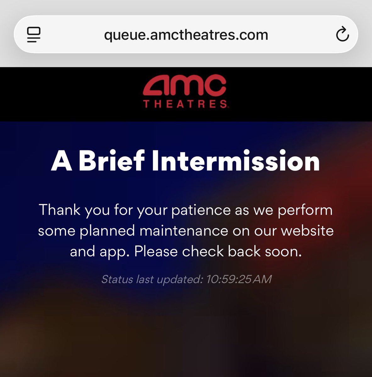 AMC OMG! THE WEBSITE IS DOWN! BUCKLE UP SWIFTIES! 👀🫣😍