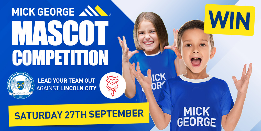 🤔@Theposh fans, do you know someone that would love to be a mascot for the day?

✅To be in with a chance of being a Posh mascot for the game against Lincoln City on Saturday 27th September, simply complete the following steps! 

💙Like and share this post

💙Follow us

💙Let us