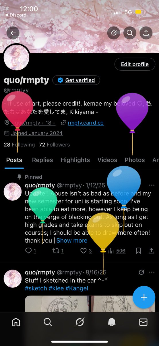 rmptyy's tweet photo. 19! Happy birthday to me :3 https://t.co/mRcZqvvjQU