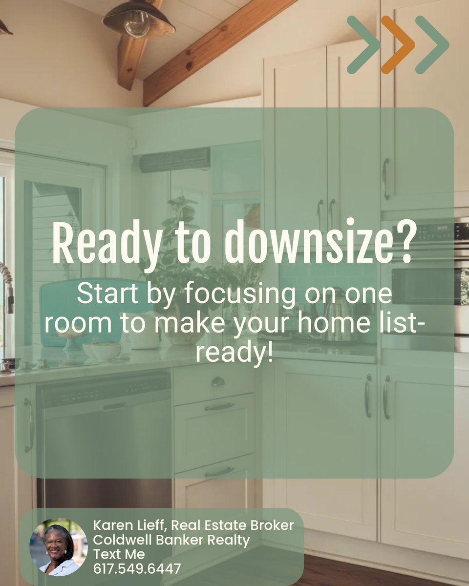 karenlieff's tweet image. Listing soon and ready to downsize? Here&apos;s a spotless tip: Start with ONE room. Declutter, deep clean, then move to the next! Tackle those nooks and crannies—buyers notice. Share your cleaning victories! What&apos;s your biggest hurdle in prepping for listing? #HomePrepTips