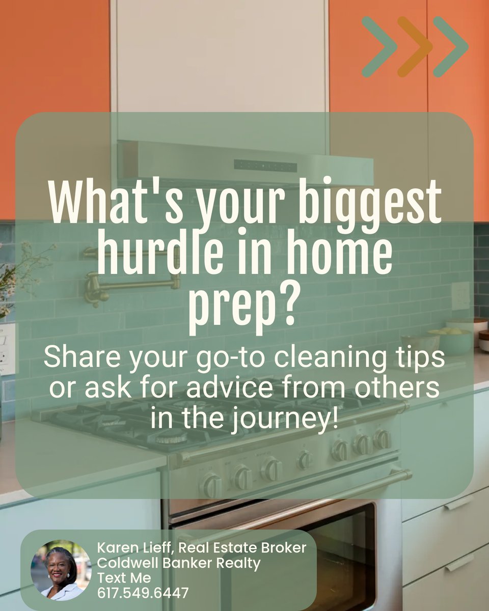 karenlieff's tweet image. Listing soon and ready to downsize? Here&apos;s a spotless tip: Start with ONE room. Declutter, deep clean, then move to the next! Tackle those nooks and crannies—buyers notice. Share your cleaning victories! What&apos;s your biggest hurdle in prepping for listing? #HomePrepTips
