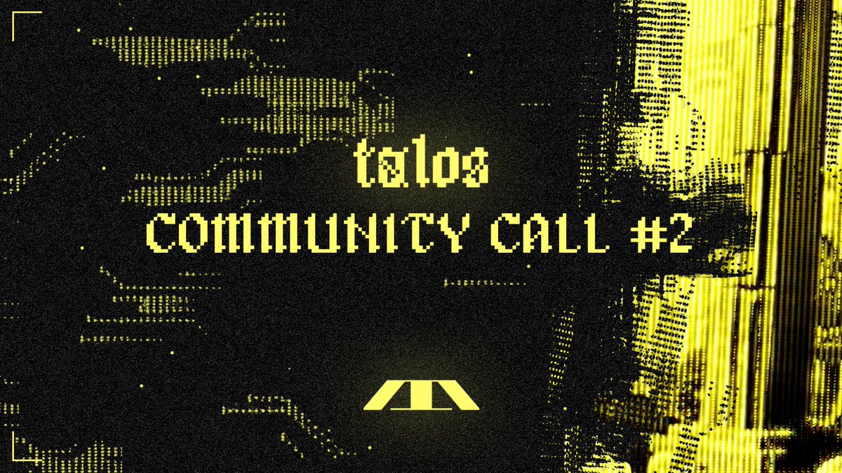 talos_is's tweet image. talos community call #2: key updates.

1. infrastructure complete.
- tee now fully operational with persistent storage
- multisig-controlled upgrades enable secure autonomous operation
- complete workflow for managing ai agents in production

2. new protocol integrations live.
-…