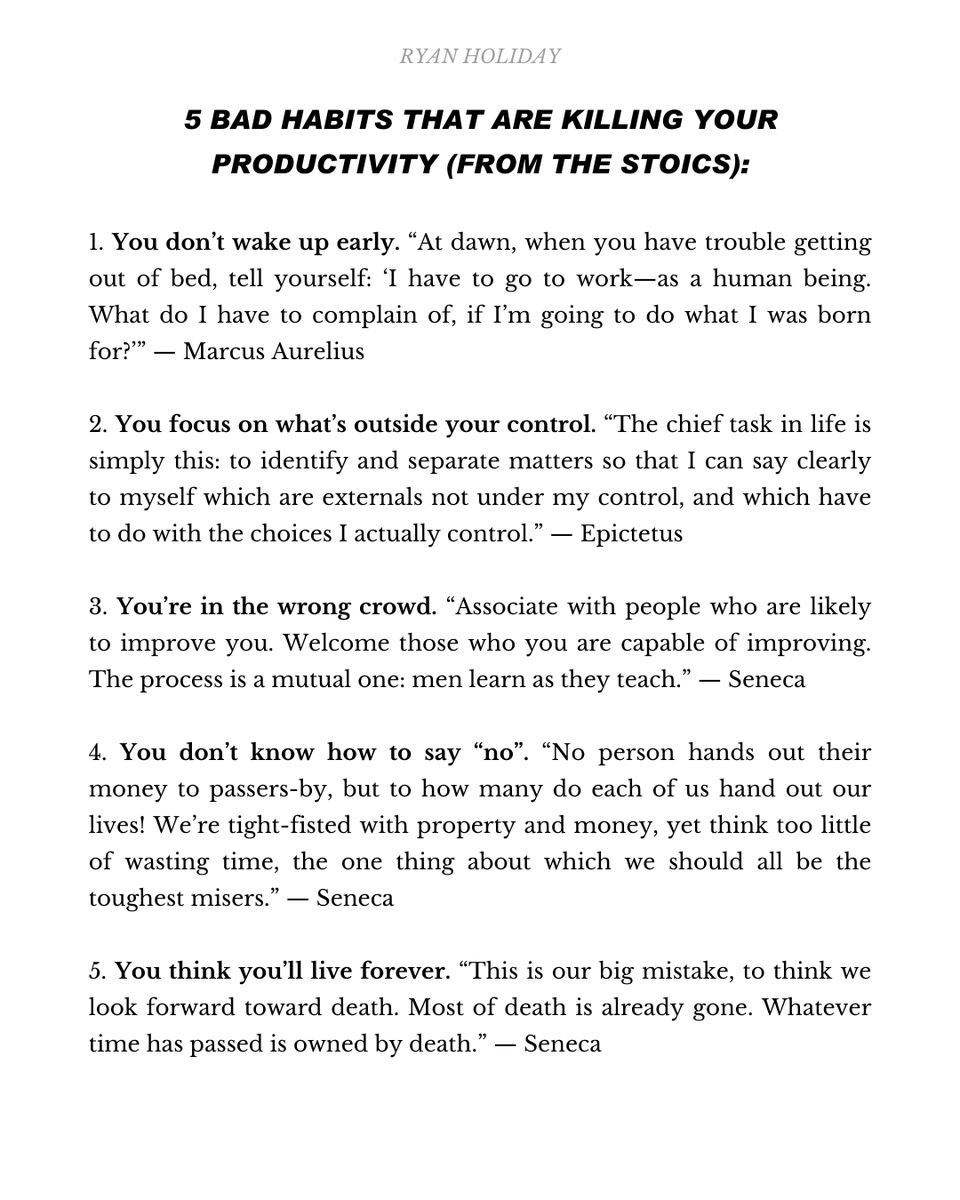 Ryan Holiday (@ryanholiday) on Twitter photo 