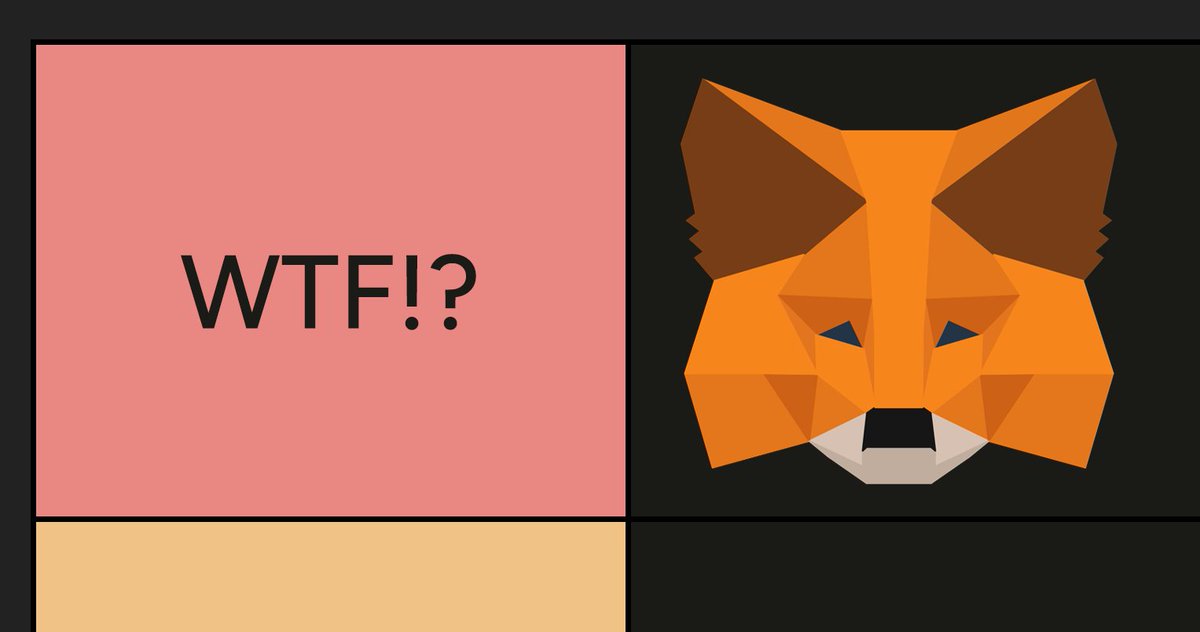 Surprisingly, MetaMask became the best wallet in Web3 overnight

It's amusing how quickly people's opinions change after an airdrop announcement 

MetaMask is still buggy, clunky, and has by far the worst UX of any wallet 

The alpha: CT needs better KOLs, and MetaMask a better