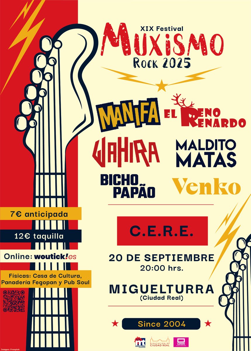 ⚡ Faltan poco más de 24 horas para que abramos las puertas de nuestro 𝗠𝘂𝘅𝗶𝘀𝗺𝗼 𝗥𝗼𝗰𝗸.
🧨 ¡Prepárate para vivir un #MxmRock inolvidable!

🎟  Últimas entradas anticipadas: woutick.com/es/entradas/xi…

La historia continúa: 𝗫𝗜𝗫 𝗠𝘂𝘅𝗶𝘀𝗺𝗼 𝗥𝗼𝗰𝗸 𝟮𝟬𝟮𝟱 ❤️‍🔥