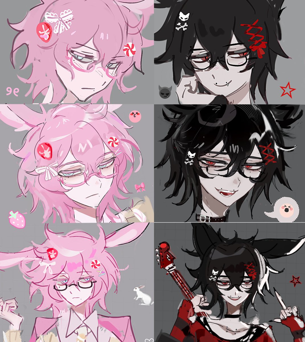 💗🎀 ✕ 🖤🐾