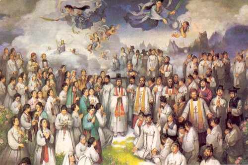 September 20: Sts. Andrew Kim Tae-gŏn, Priest, and Paul Chŏng Ha-sang, and Companions, Martyrs—Memorial
Died 1839–1867
Patron Saints of Korea
Canonized by Pope John Paul II on May 6, 1984

Quote:
Listen to me attentively, as my time is limited here below. The very reason I