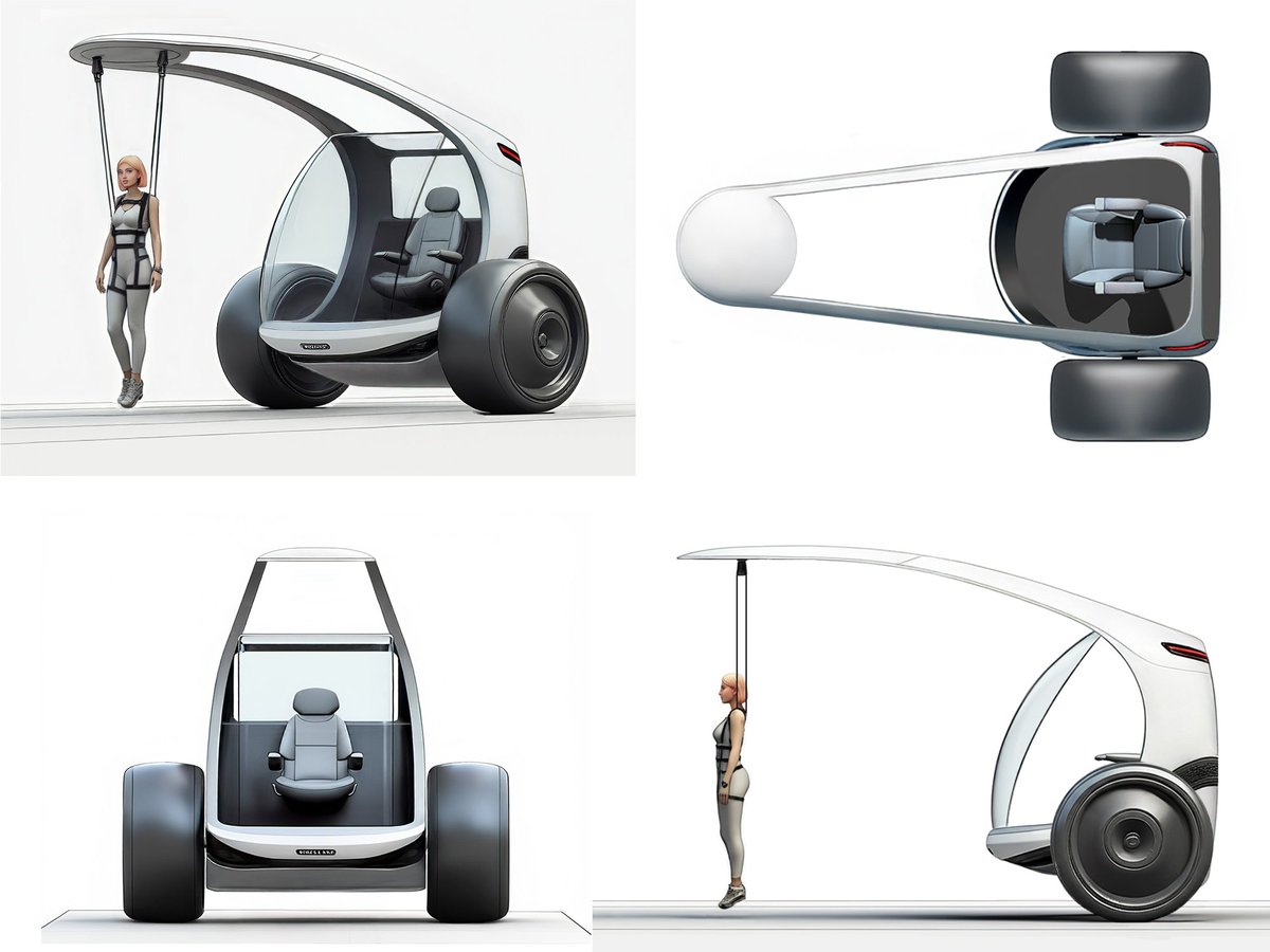 zero_precedent's tweet image. Here&apos;s my dream joyride vehicle - SWING LIKE A PENDULUM! It tilts forward to accelerate and backward to decelerate. Cable rig can winch you up and spin 360° degrees so u can face sideways or back. It seems plausible according to the laws of physics &amp;amp; existing tech. Who&apos;s with me?