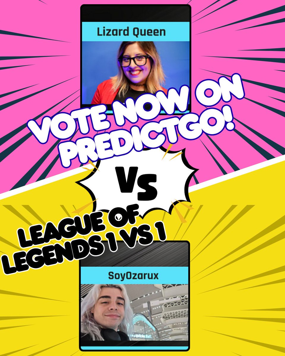 LizardQueen ๐๏ธ๐ฎ (@thelizardqueent) on Twitter photo PREDECร quien gana este 1 vs 1 y podes ganarte una ETH Fortune box + recompensas! ๐ ๐
๐ฅ Este 23 de septiembre a las 00:00 UTC sale 1v1 de League of Legends:
<a href="/TheLizardQueenT/">TheLizardQueenTV ๐๏ธ| LMT</a> โ๏ธ <a href="/SoyOzarux/">SoyOzaruxฬ ๐บ| LMT</a> en un ARAM ๐ฎ
VOTร ABAJO EN <a href="/PredictGo/">PredictGo</a> ๐ PREDECร quien gana este 1 vs 1 y podes ganarte una ETH Fortune box + recompensas! ๐ ๐
๐ฅ Este 23 de septiembre a las 00:00 UTC sale 1v1 de League of Legends:
<a href="/TheLizardQueenT/">TheLizardQueenTV ๐๏ธ| LMT</a> โ๏ธ <a href="/SoyOzarux/">SoyOzaruxฬ ๐บ| LMT</a> en un ARAM ๐ฎ
VOTร ABAJO EN <a href="/PredictGo/">PredictGo</a> ๐