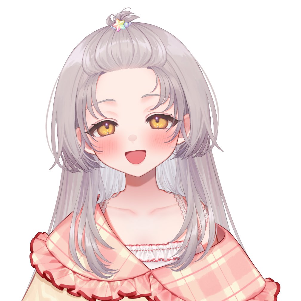 たくさんのお祝い本当にありがとうございました！！✨️
みんなのおかげで最高の誕生日になりました🥳

そして、今回配信でお披露目した新差分は『部屋着』です！
髪型も服に合わせて、おでこ出しにしてみました😳💡

どうかな？似合ってた？？💭