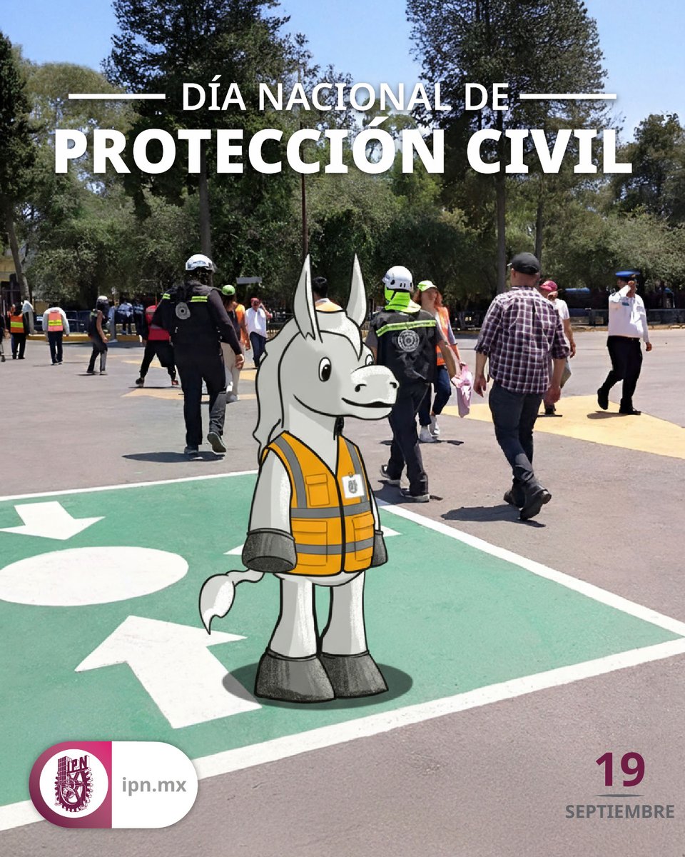 🚨 Hoy conmemoramos el Día Nacional de Protección Civil. En el IPN reconocemos la importancia de estar preparados y seguir los protocolos, porque cada simulacro y cada acción preventiva pueden salvar vidas. La seguridad de nuestra comunidad es tarea de todas y todos. 💪🏽❤️