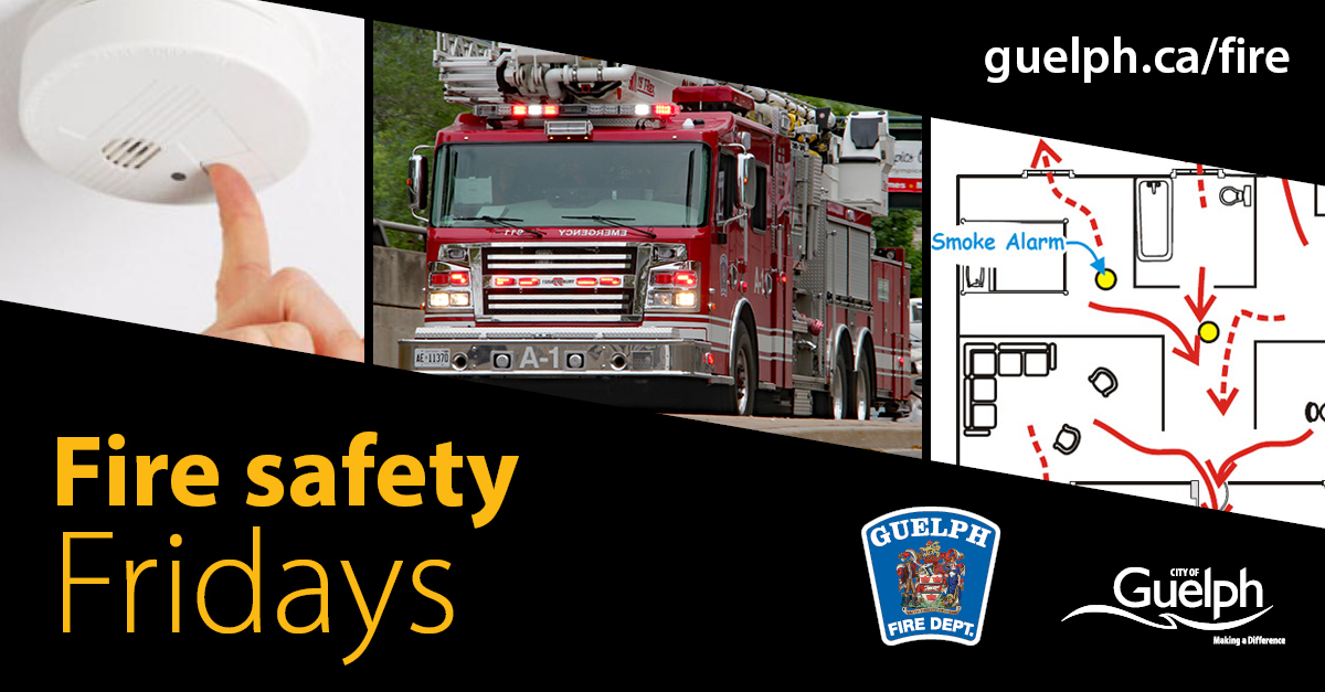 Guelph Fire Department (@guelphfire) on Twitter photo September 28 is test your smoke alarm day. We encourage everyone to test your alarms, replace expired alarms, change batteries in alarms and make sure alarms are installed on each level of your home. Stay tuned for our daily messages #FireSafetyFriday September 28 is test your smoke alarm day. We encourage everyone to test your alarms, replace expired alarms, change batteries in alarms and make sure alarms are installed on each level of your home. Stay tuned for our daily messages #FireSafetyFriday