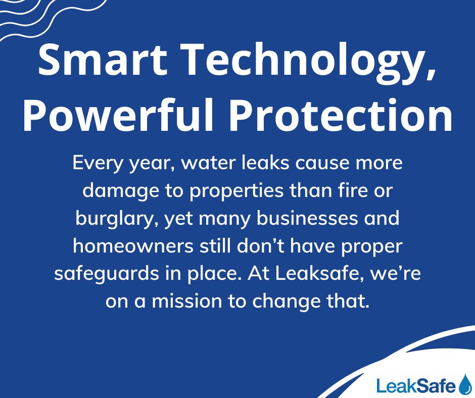 Leaksafe's tweet image. Did you know water leaks cause more damage to UK homes than fire or burglary combined? 💧

Protect your property with Leaksafe’s smart leak detection systems. Stay dry, stay secure 👉 leaksafe.com