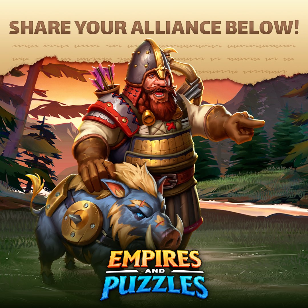 EmpiresPuzzles's tweet image. Alliances come in all shapes and sizes, there’s something for everyone from the most relaxed ones to the ones aiming for the top of the leaderboards! ⚔️
Is your Alliance looking for new members? Advertise your Alliance below! 👇
#alliances #mobilegame #recruiting