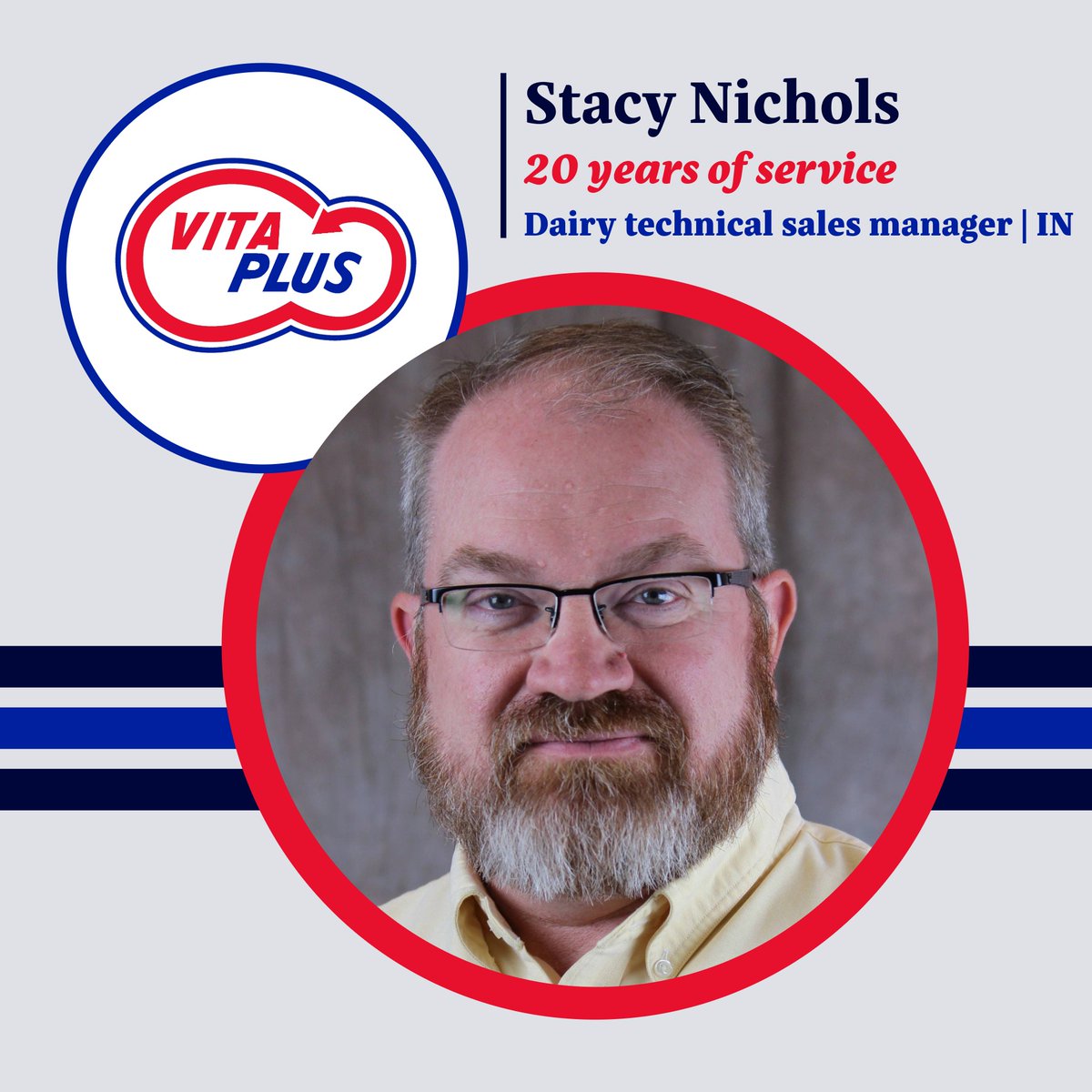 This month we are celebrating Stacy Nichols 20th anniversary with Vita Plus! Congratulations and thank you to Stacy for 20 years of dedicated service to our customers and Vita Plus. #workwithvp