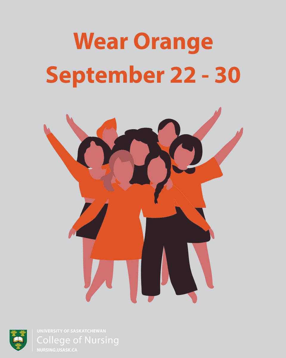 Join the #USask community September 22 - 30 and wear an orange shirt for the week as a message to yourself and others that you are committed to taking action towards reconciliation. 
 
Learn more about the Week of Reflection at USask: indigenous.usask.ca/indigenization…