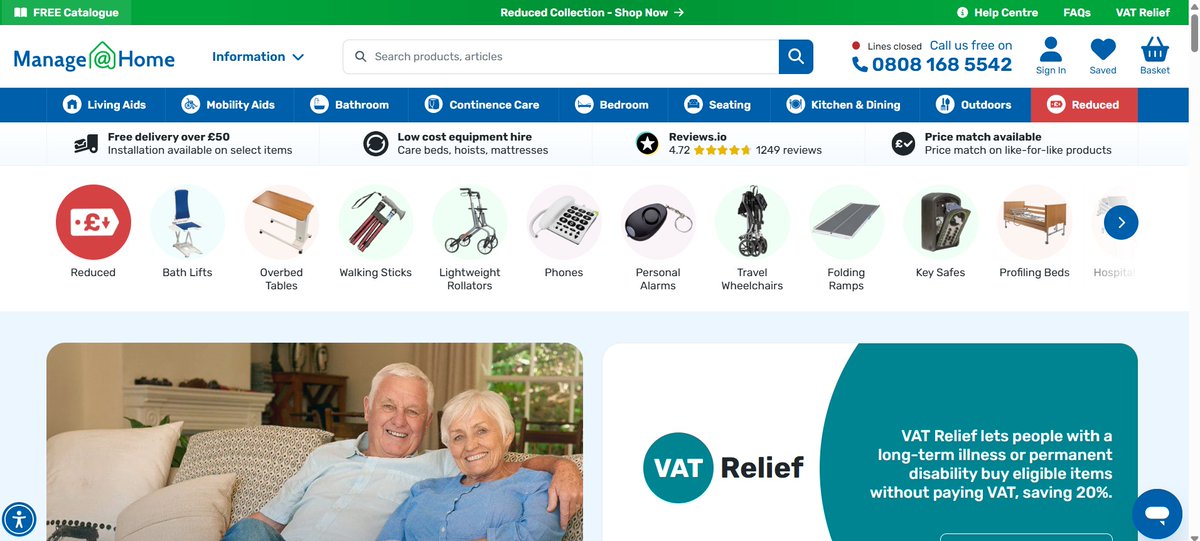 ManageAtHome's tweet image. 🚀 Our brand-new Manage At Home website is now LIVE! 🎉

We’ve refreshed our look, improved navigation, and made it easier than ever to find the daily living aids you need.

👉 Take a look: manageathome.co.uk