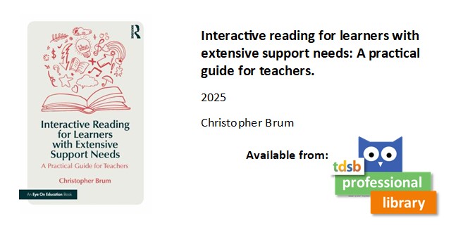 ProfLibraryTDSB's tweet image. NEW eBook in the TDSB Professional Library.
tdsb.insigniails.com/Library/ItemDe…
To access: bit.ly/PLpasswords