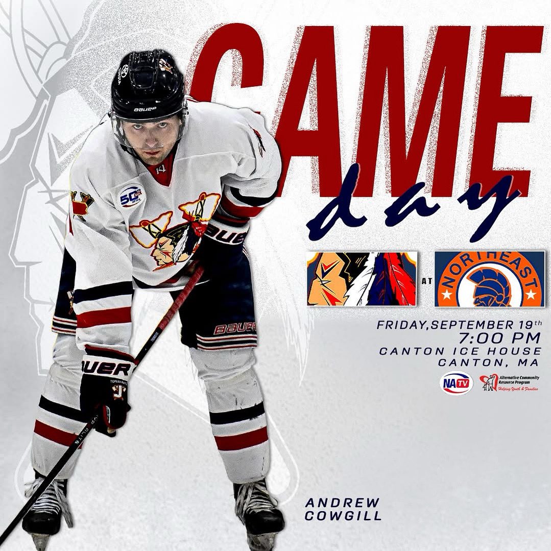 Time to start the weekend off right❗️

🗓️: Friday, September 19th
🆚: Northeast Generals
📍: Canton Ice House
⏰: 7:00 PM
📺: NATV
Scott's By Dam will also be hosting a watch party for tonight's game!

#LetsGoHawks