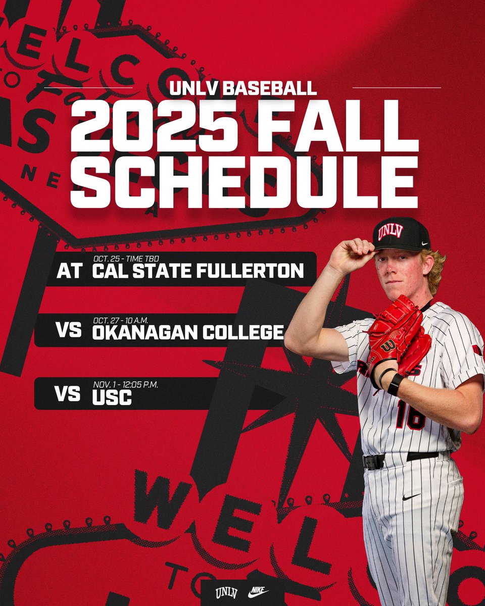 UNLV Baseball βΎοΈ (@unlvbaseball) on Twitter photo ππΌππ ππΎπππΏπππ π
πππ πΏππππππΏ π
Weβre pumped to announce our 2025 fall schedule with two games at the Earl!!!
#BEaREBEL ππΌππ ππΎπππΏπππ π
πππ πΏππππππΏ π
Weβre pumped to announce our 2025 fall schedule with two games at the Earl!!!
#BEaREBEL