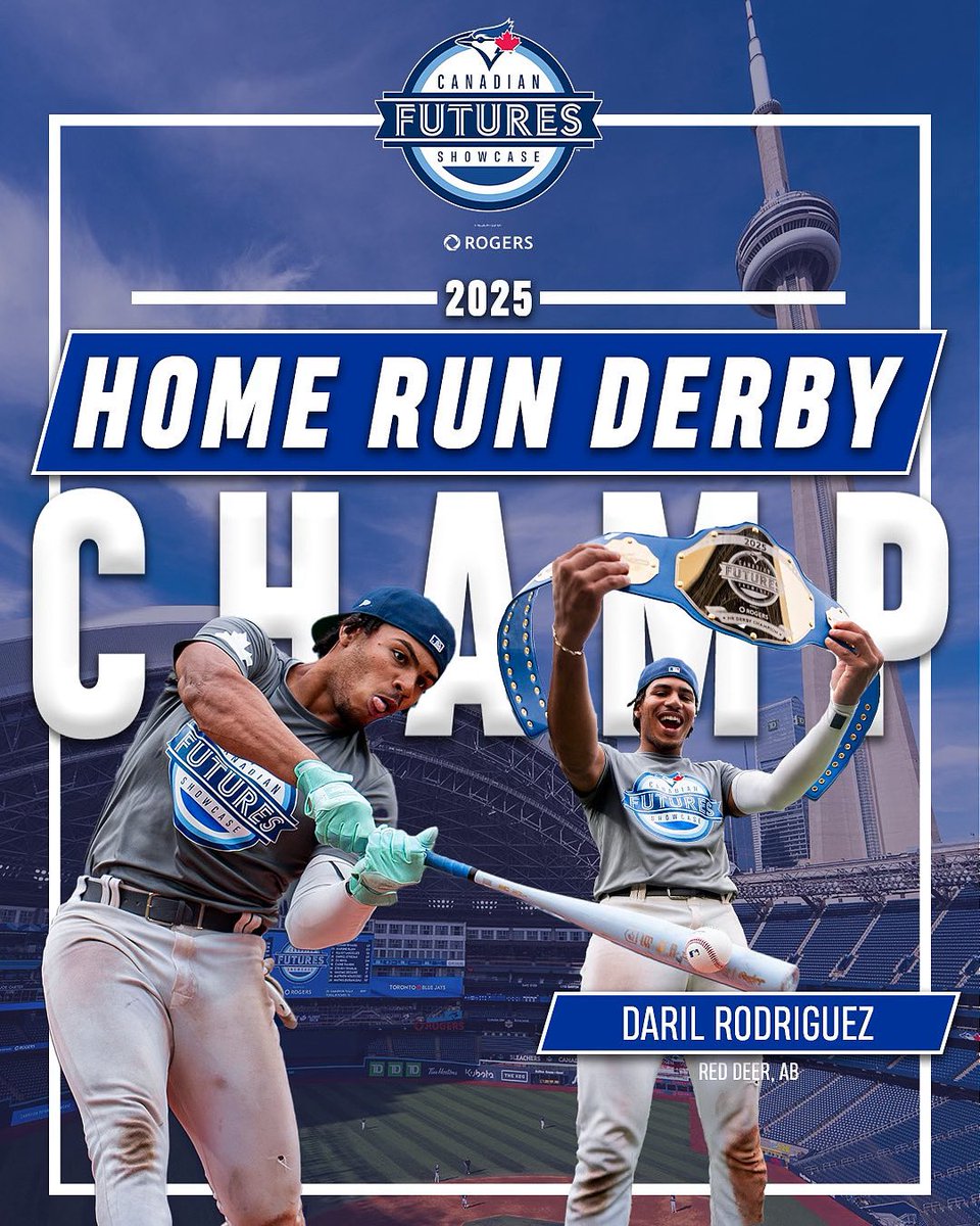 Your 2025 HOME RUN DERBY CHAMPION 🏆

#TBJFutures🇨🇦