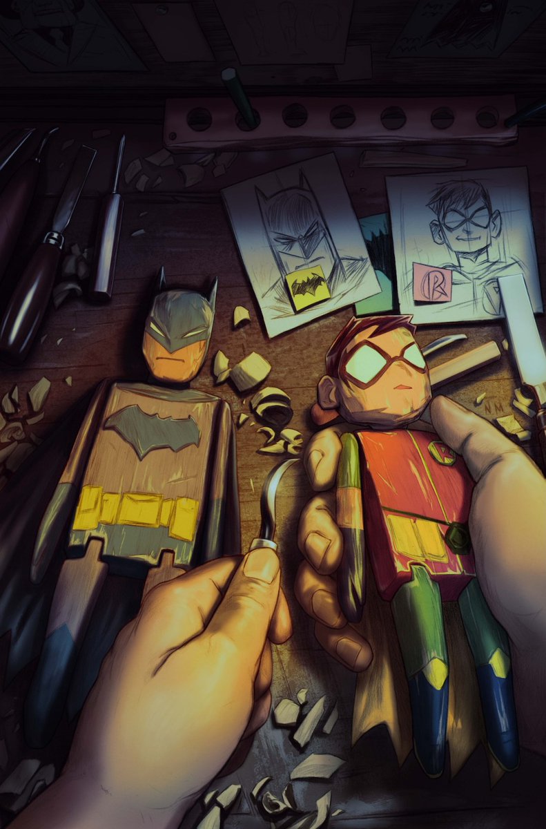 Batman and Robin #28 by Nimit Malavia