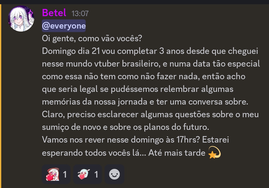 💫Domingo dia 21 às 17hrs na Twitch 💫
