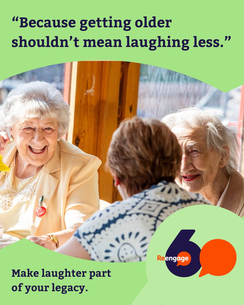 By leaving a gift in your will, you can make laughter part of your legacy – helping ensure that future generations of older people have someone to talk to, someone to share a smile with, and someone who cares.

Find out more: bit.ly/3VnHLqA.
.