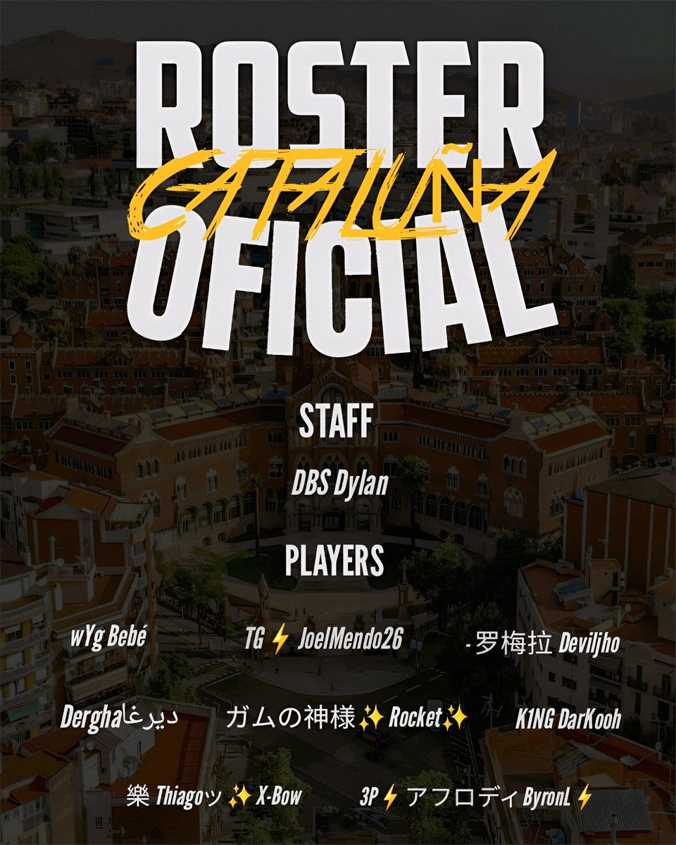 #PRESENTACIÓN

Presentamos a los guerreros que estarán luchando en la Copa Comunidades organizada por <a href="/FtvCanarias/">FTVCanarias</a> 

👔 <a href="/zDyLaaNZ/">DylaaN</a> 

👤 <a href="/Dergha_CR/">☆_Dergha_☆</a> 
👤 <a href="/BebeCroisant/">Chackie</a> 
👤 <a href="/JoelMendo3/">Joel Mendo💚🇷🇺</a> 
👤 <a href="/DarKoohVLR/">Diego Sáez</a> 
👤 <a href="/DeviljhoCR/">Deviljho</a> 
👤 <a href="/Thiago_Cr14/">樂 Thiagoッ✨X-Bow</a> 
👤 <a href="/TeamQuesoRocket/">TQ ⭐️Rocket⭐️</a> 
👤 @ByronL_CR11