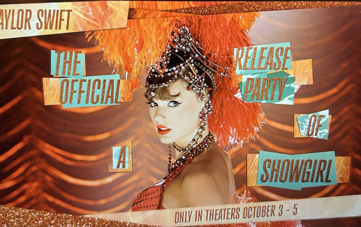 updateswiftbr's tweet photo. 🚨 MEU DEUS! Taylor Swift acaba de anunciar o filme oficial do “The Life of a Showgirl”.

— O longa irá estrear no final de semana de lançamento do disco. https://t.co/WGtvUWDKjx