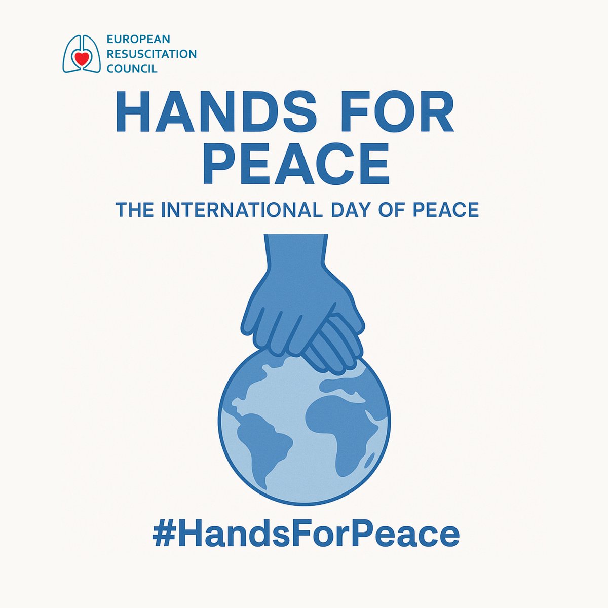 ERC_resus's tweet photo. 🌎 On #InternationalDayOfPeace, we remember that two hands can save lives, and protect the planet.
At @ERC_resus, we raise our hands for peace, action, and shared responsibility.
🌍 #HandsForPeace #PeaceDay #CPR #UNPeaceDay #Resuscitation #HealthForPeace https://t.co/5MhKjjjelV